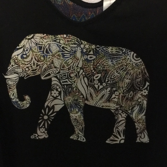 Graphic tank open back elephant Aztec - Picture 2 of 3